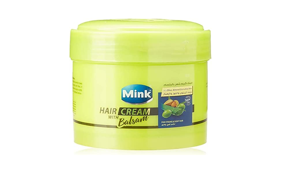 Mink-Hair-Cream-with-Balsam-Olive-Almond-Oils-and-Aloe-Vera---200-ml-B0994RV23B